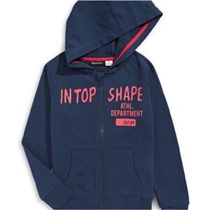 Rococo In Top Shape Zip-Front Hoodie-NAVY-6